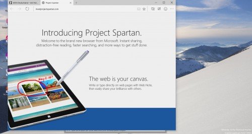 Новый браузер «Project Spartan»