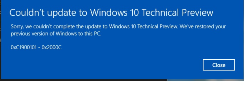 Windows 10 перезагружается при установке и начинает сначала