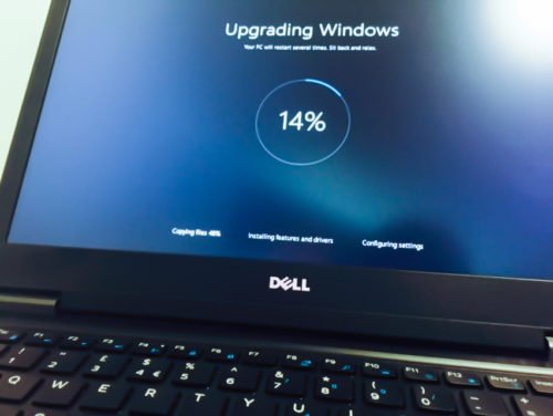 Процесс обновления Windows 10
