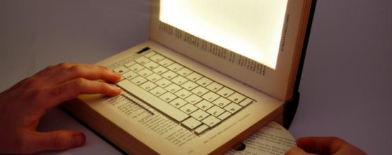 Миниатюра: ноутбук, сделанный из книги