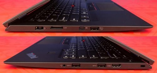Порты ультрабука Lenovo ThinkPad x1 Carbon