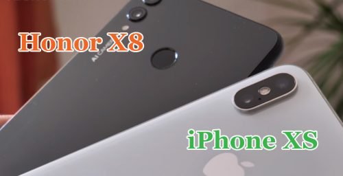 Honor 8x и iPhone XS