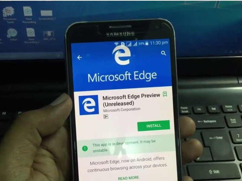Microsoft Edge для Android