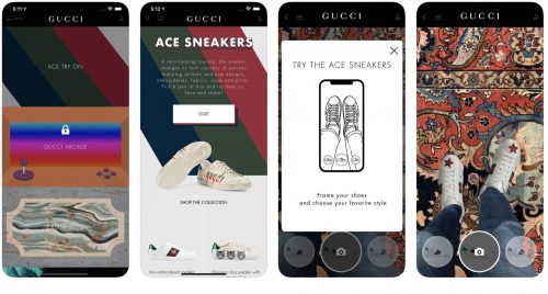 Gucci iOS Ace Sneakers